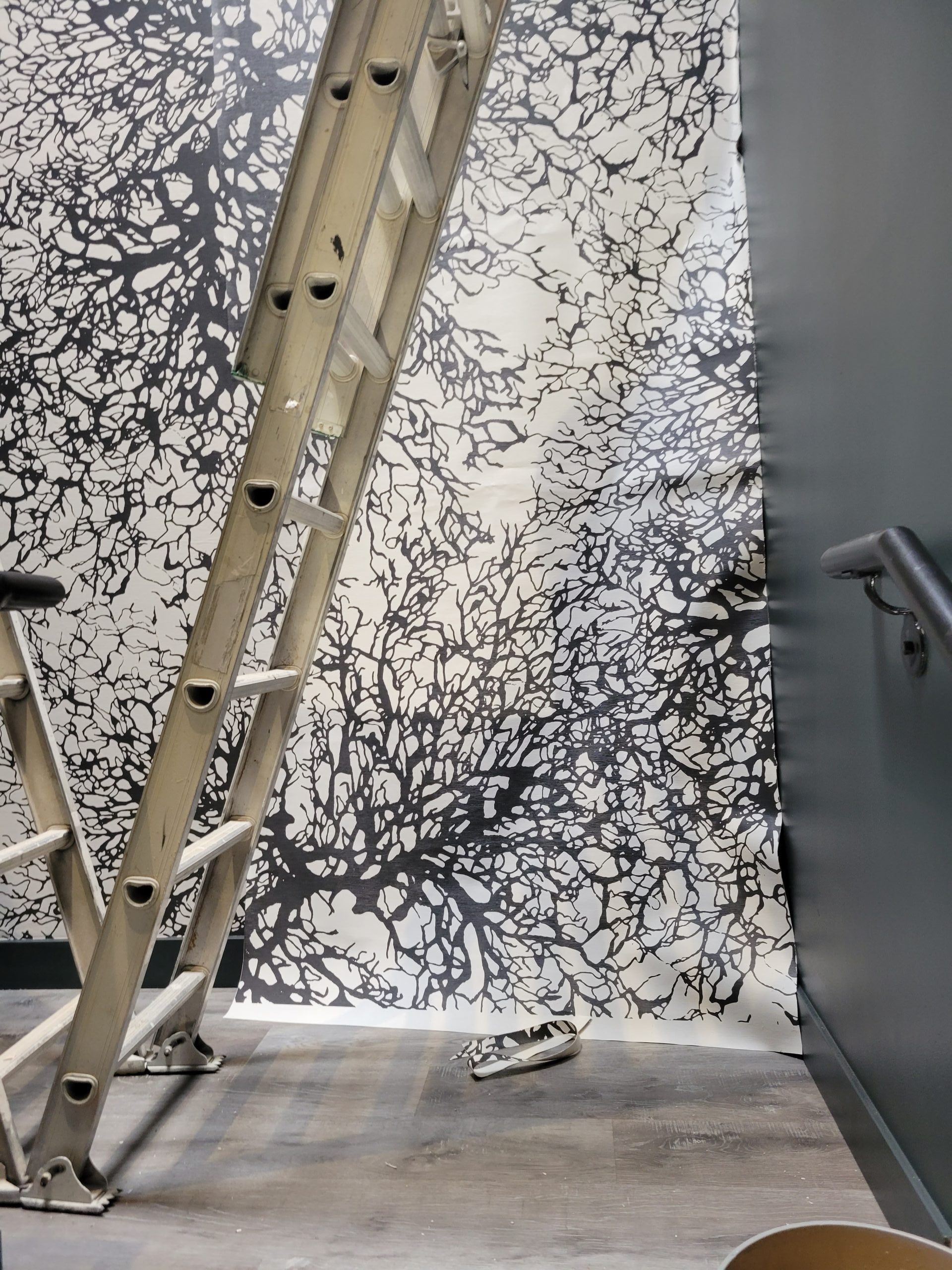 Mural in stairwell