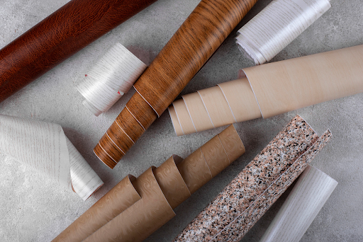 Wallpaper rolls and materials for professional installation in Westlake Village CA